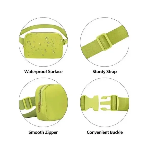 Fanny Pack Crossbody Bag for Women and Men, Belt Bag for Hiking Bum Bag with. - Picture 6 of 9